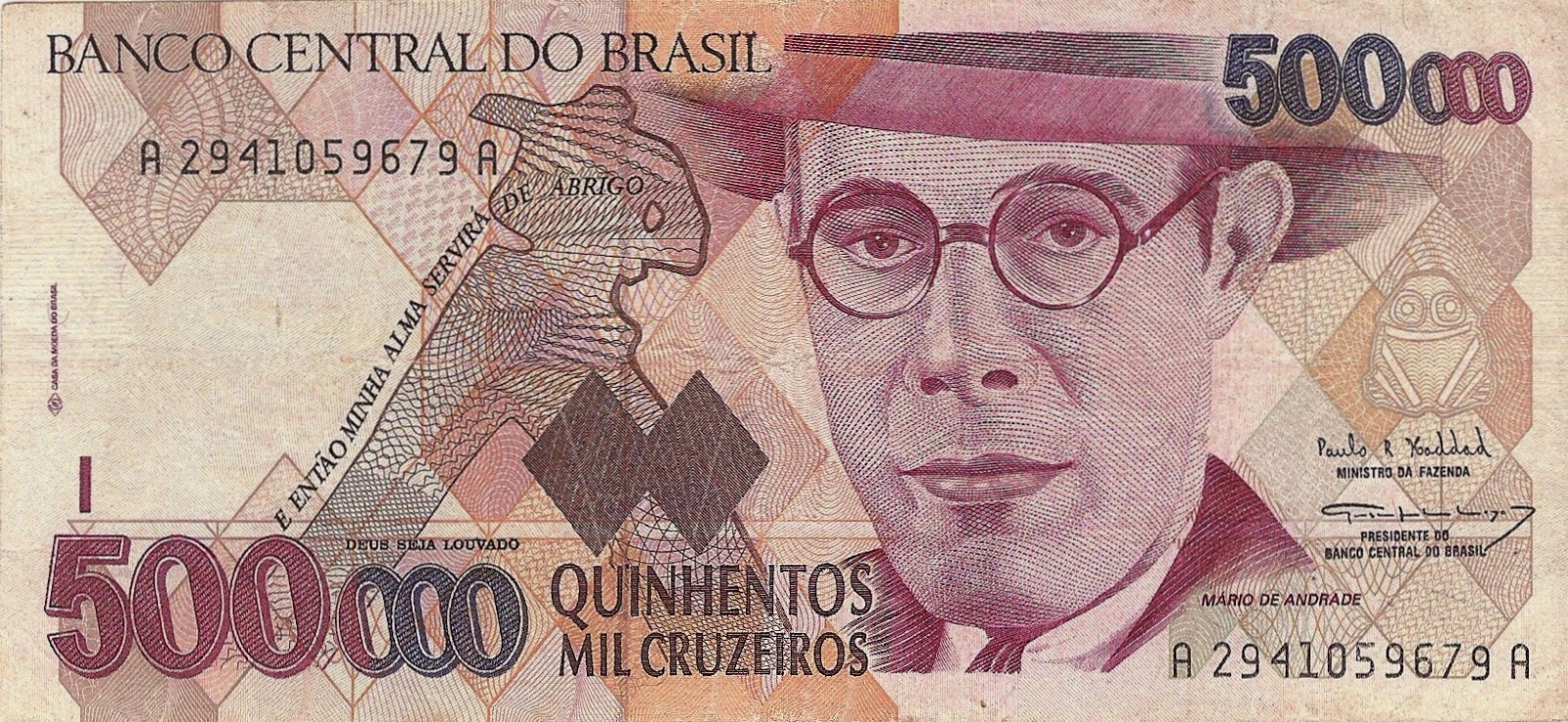 moedas do brasil cruzeiro 500000