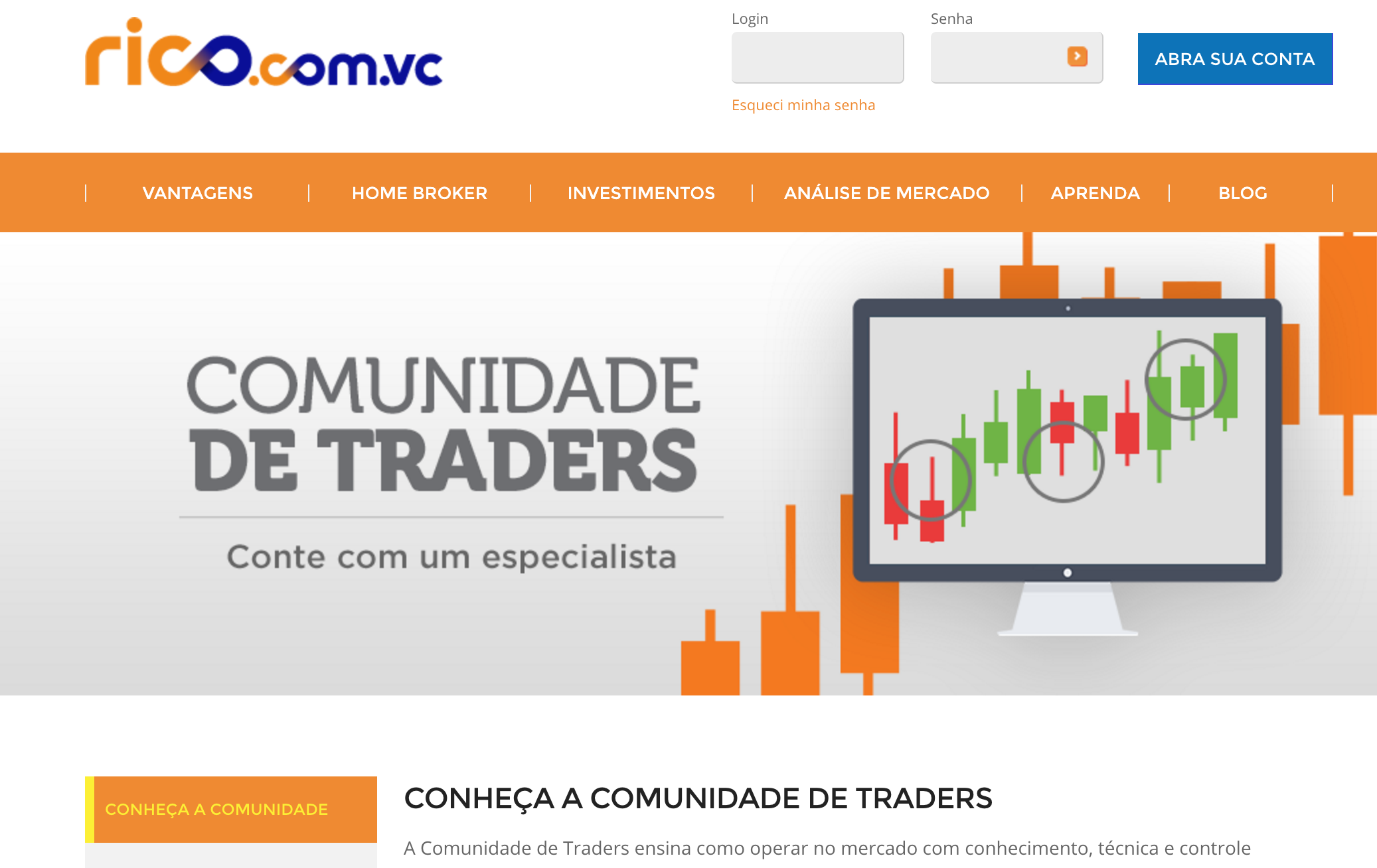 day trade ao viov rico